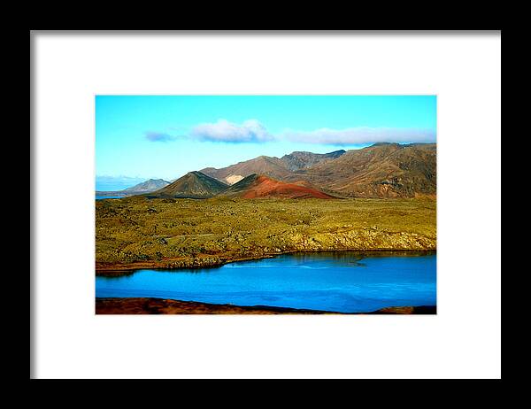 Snaefellsnes Peninsula Framed Print featuring the photograph Red Mountain by HweeYen Ong