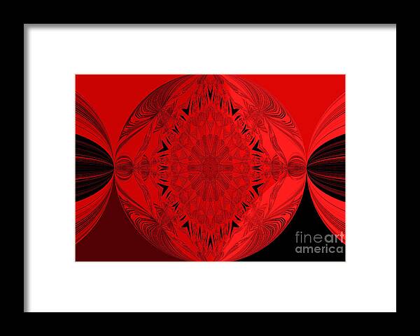 Red Framed Print featuring the photograph Red by Oksana Semenchenko