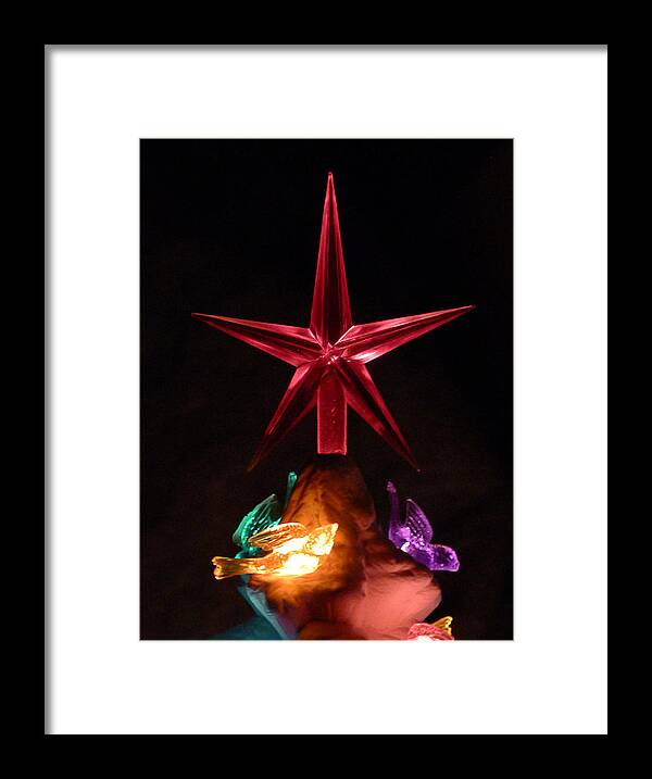 Rishard Reeve Framed Print featuring the photograph Red Star by Richard Reeve
