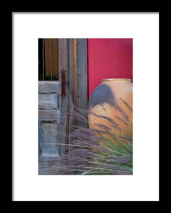 Arizona Framed Print featuring the photograph Red Wall 2 by CJ Middendorf