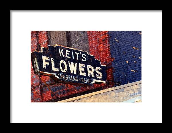 Vintage Framed Print featuring the photograph Red White Blue and Rusty by Desiree Paquette