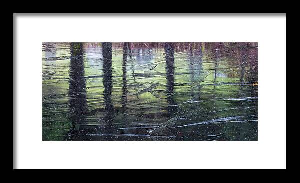Transitions Framed Print featuring the photograph Reflecting on Transitions by Mary Amerman