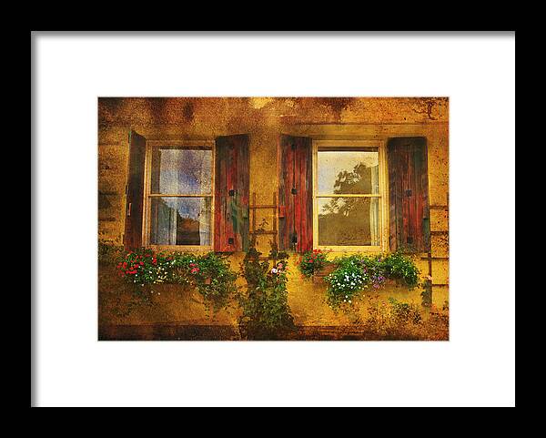Architecture Arts Framed Print featuring the photograph Reflection by Kandy Hurley