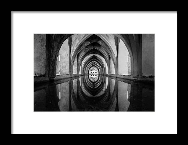 Photo Framed Print featuring the photograph Reflection of Perfection BW by AM FineArtPrints