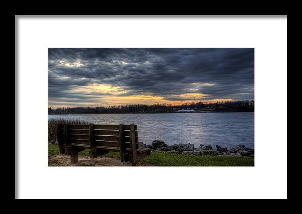 Landscape Framed Print featuring the photograph Reflection Time by David Dufresne