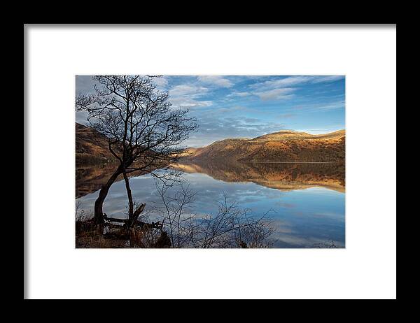 Loch Lomond Framed Print featuring the photograph Reflections on Loch Lomond by Stephen Taylor