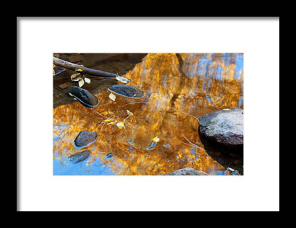 Autumn Colors Framed Print featuring the photograph The Melting Pot by Jim Garrison