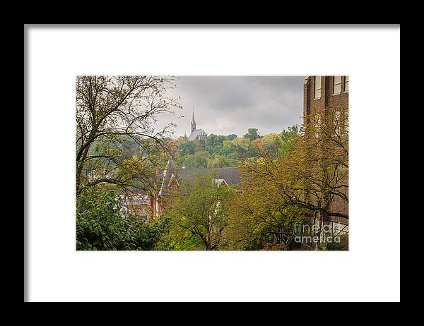 Church Steeple Framed Print featuring the photograph Regal by Tamara Becker