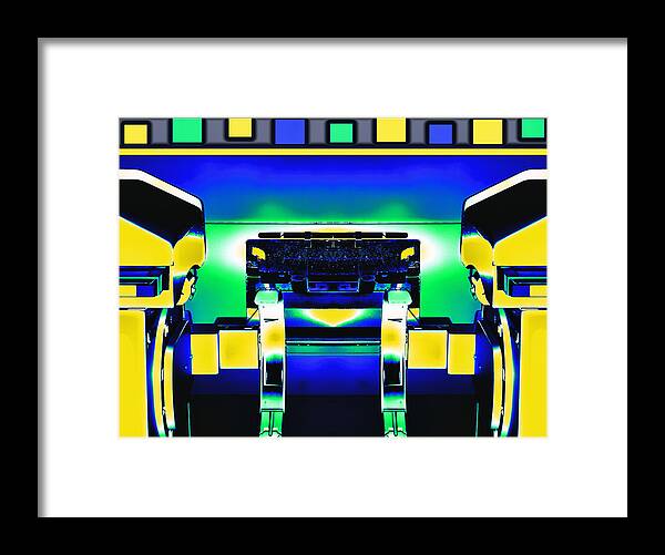 Abstract Framed Print featuring the digital art Reimaging 2 by Wendy J St Christopher