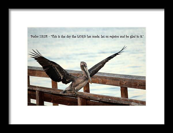Inspirational Framed Print featuring the photograph Rejoice by Jo Sheehan