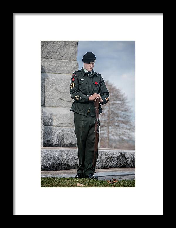 Remembrance Day Framed Print featuring the photograph Remembrance Day VI by Patrick Boening