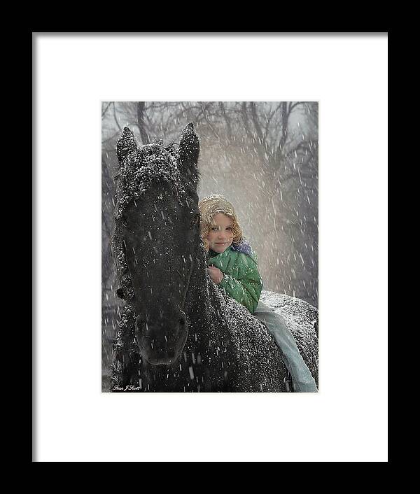 Friesian Framed Print featuring the photograph Remme And Rory by Fran J Scott