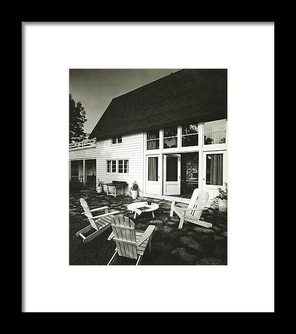 Exterior Framed Print featuring the photograph Remodeled Barn by Robert M. Damora
