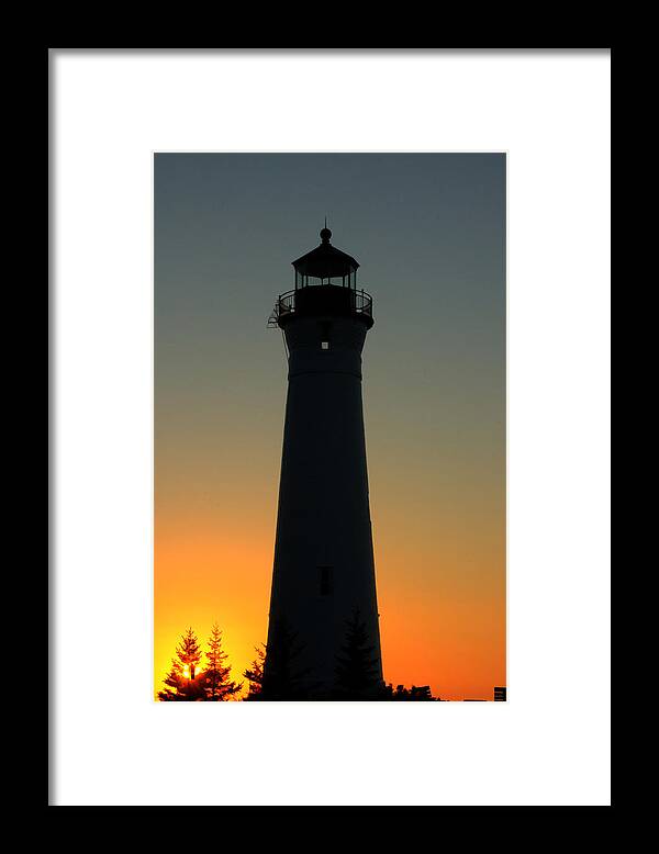Lighthouse Framed Print featuring the photograph Remote Lighthouse by Patricia Dennis