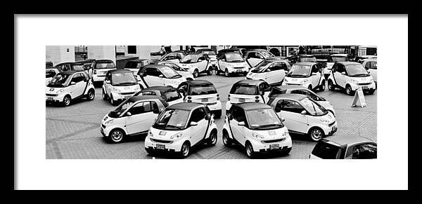 Automobiles Framed Print featuring the photograph Rental Cars by Niels Nielsen