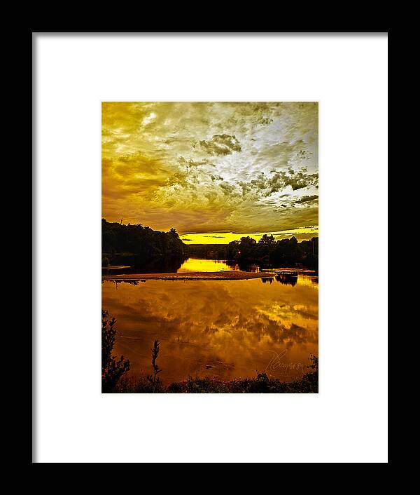 Farmington River Framed Print featuring the photograph Repose by Tom Cameron