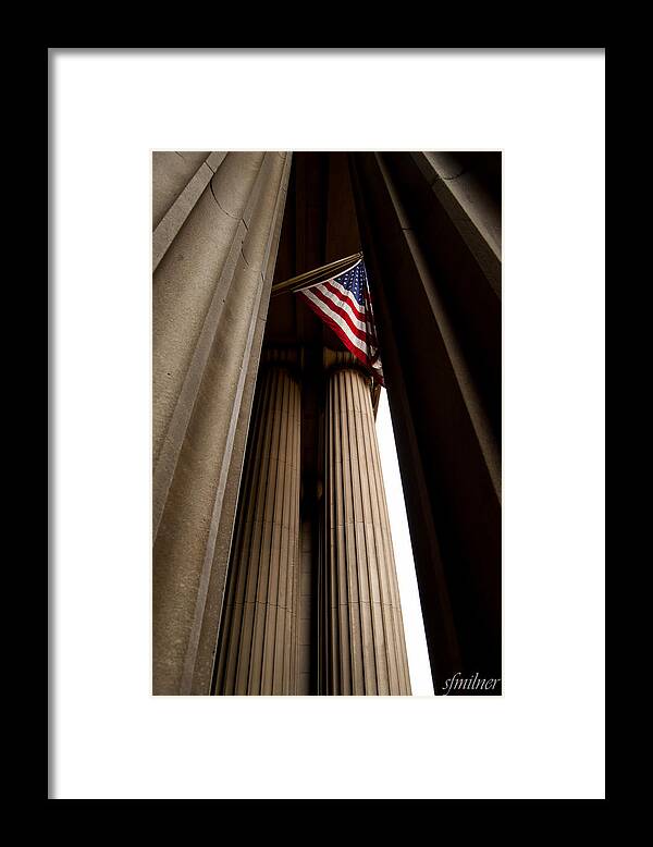 Flags Framed Print featuring the photograph Republic by Steven Milner