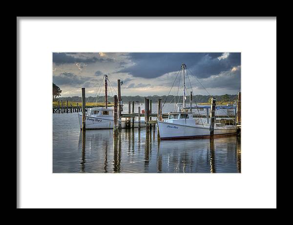  Framed Print featuring the photograph Rescue Fishing Boats by T Cairns