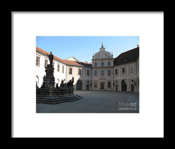 Residence Framed Print featuring the photograph Residence Munich by Christiane Schulze Art And Photography