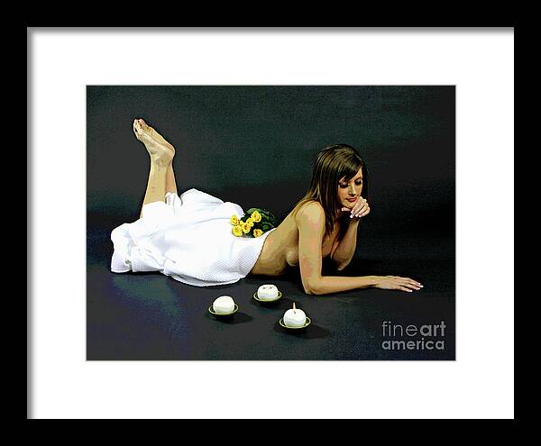 Larry Framed Print featuring the photograph Restful Bliss-1 by Larry Oskin