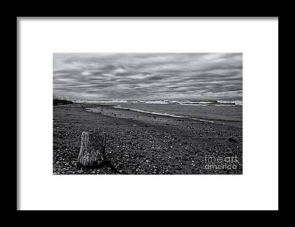Lake Superior Shoreline Framed Print featuring the photograph Resting Place by Dan Hefle