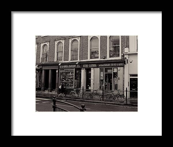 London Framed Print featuring the photograph Retro on Portobello Road by Nicky Jameson