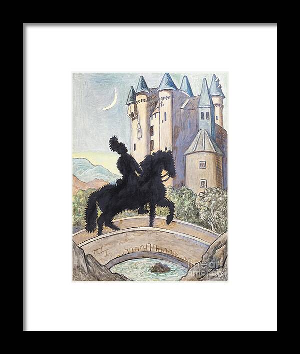 Chirico Framed Print featuring the photograph Return to the castle by Giorgio de Chirico by Roberto Morgenthaler