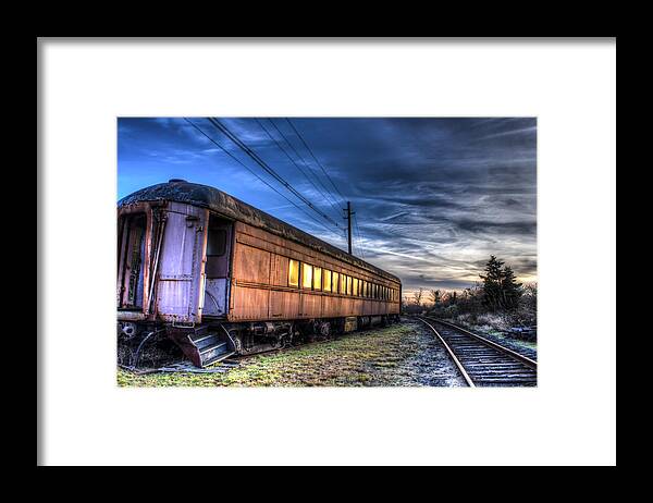 Andrew Pacheco Framed Print featuring the photograph Ride The Rails by Andrew Pacheco