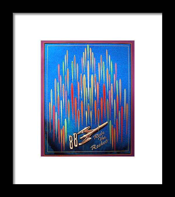 Rocket 88 Framed Print featuring the painting Ride the Rocket 88 by Alan Johnson
