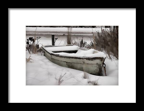 Cape Cod Landscape Photography Framed Print featuring the photograph Riding out the storm by Jeff Folger