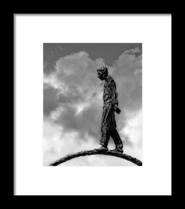 Statue Framed Print featuring the photograph Ring Walker II by Ron White