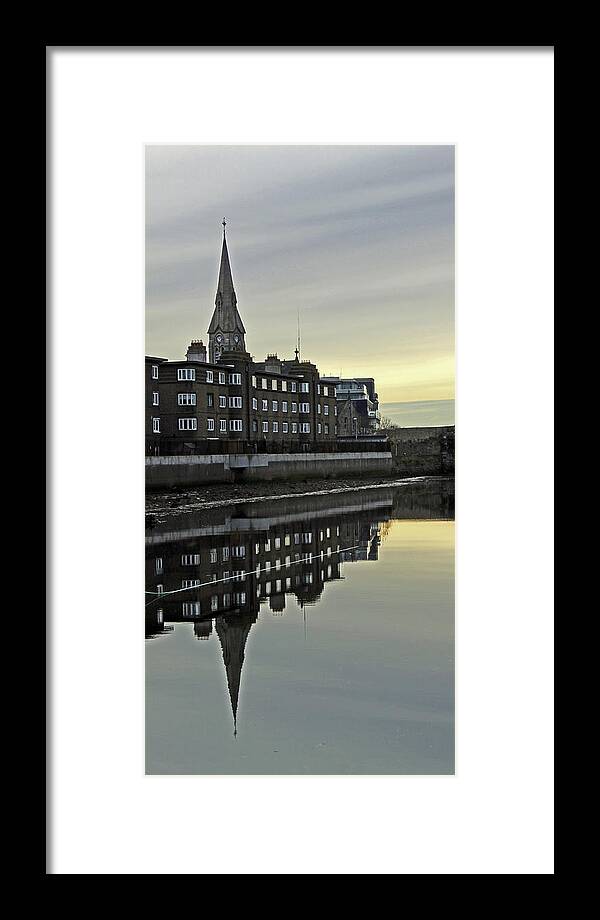 Tranquility Framed Print featuring the photograph Ringsend By The Grand Canal Dock, Dublin by Oonat
