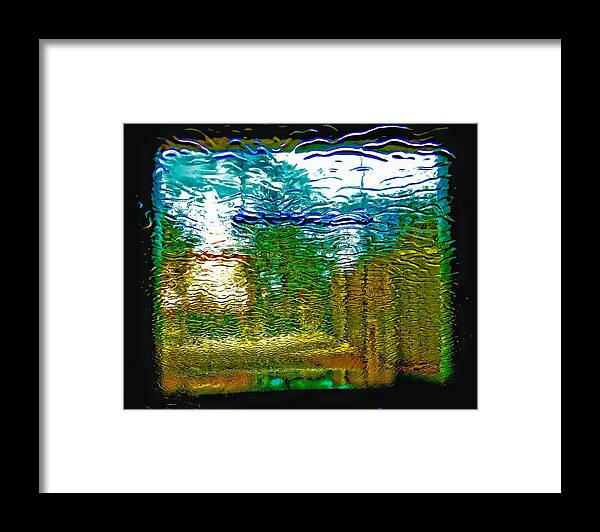 Abstract Framed Print featuring the photograph Rippled Dreams by Dart Humeston