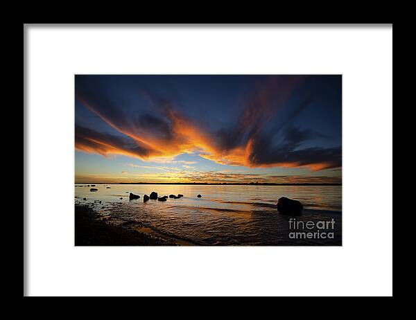 Ryan Smith Framed Print featuring the photograph Ripples In Time by Ryan Smith