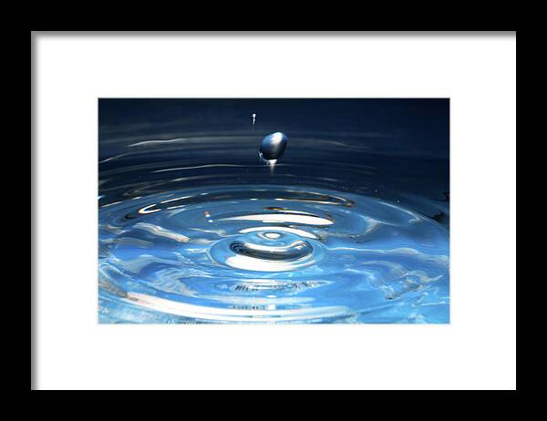 Motion Framed Print featuring the photograph Ripples In Water by Visage