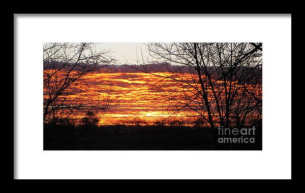 Clouds Framed Print featuring the photograph Ripples Of Sunlight by Cedric Hampton