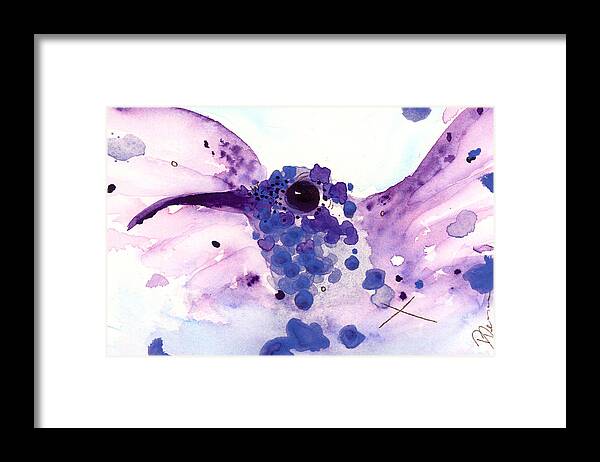 Original Watercolor Framed Print featuring the painting Rising Above by Dawn Derman