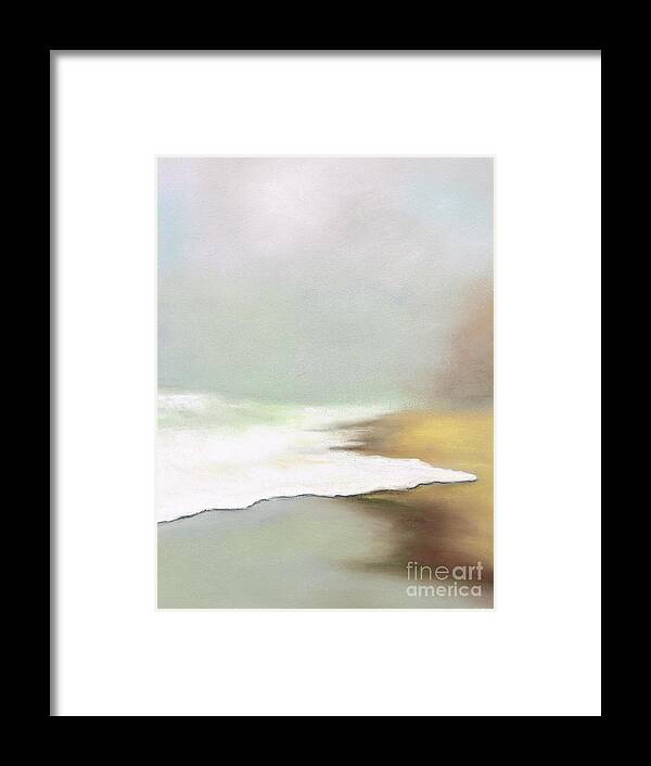 Fog Framed Print featuring the painting Rising Tides by Frances Marino