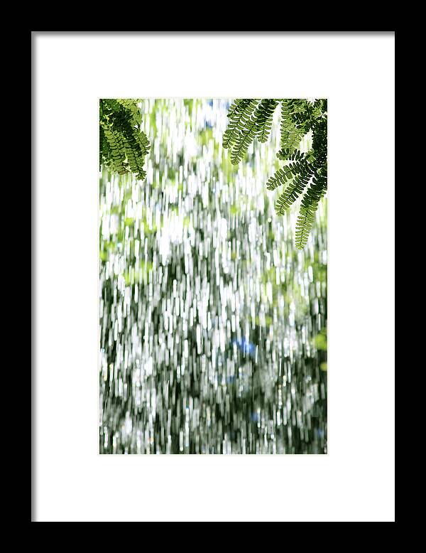 Water Falling Framed Print featuring the photograph River of Light by James Knight