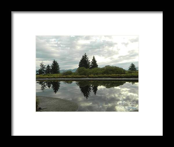 River Framed Print featuring the photograph River Reflections by Gallery Of Hope 
