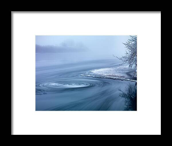 Idaho Scenics Framed Print featuring the photograph River Swirl by Leland D Howard