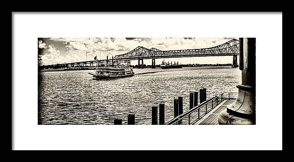 Natchez River Boat Framed Print featuring the photograph Riverboat Nostalgia by Diana Powell