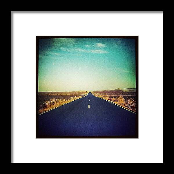 Beautiful Framed Print featuring the photograph Road by Antonio Jimenez Falcon