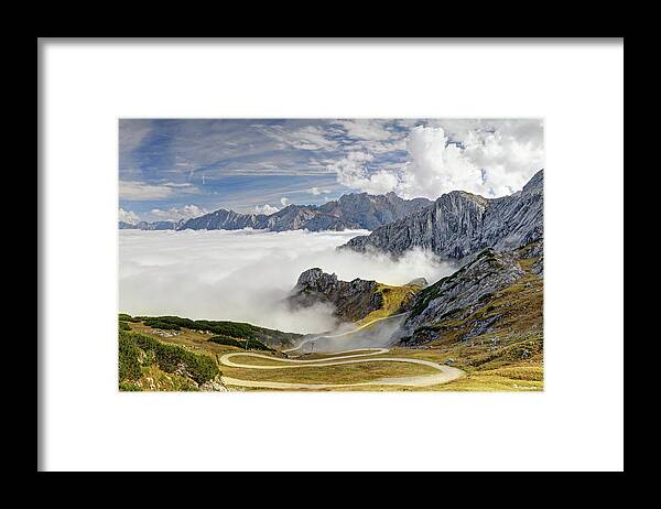 Scenics Framed Print featuring the photograph Road To Nowhere by Digitaler Lumpensammler