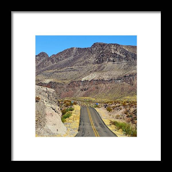 Mountains Framed Print featuring the photograph Road Trip #new Mexico#southwest#land Of by Gia Marie Houck