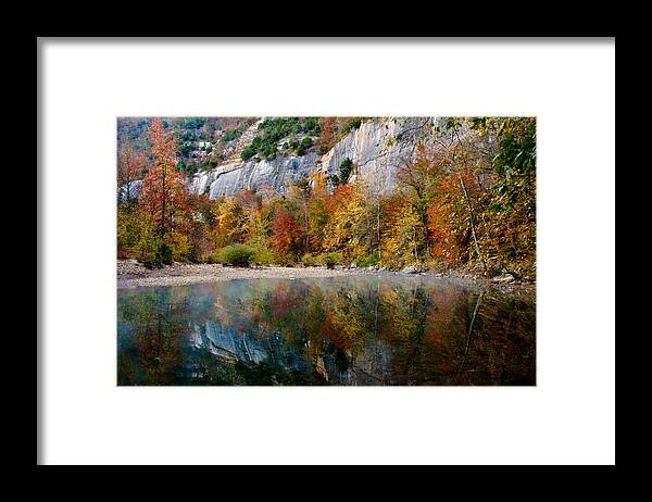 Arkansas Framed Print featuring the photograph Roark on the Buffalo by Lana Trussell