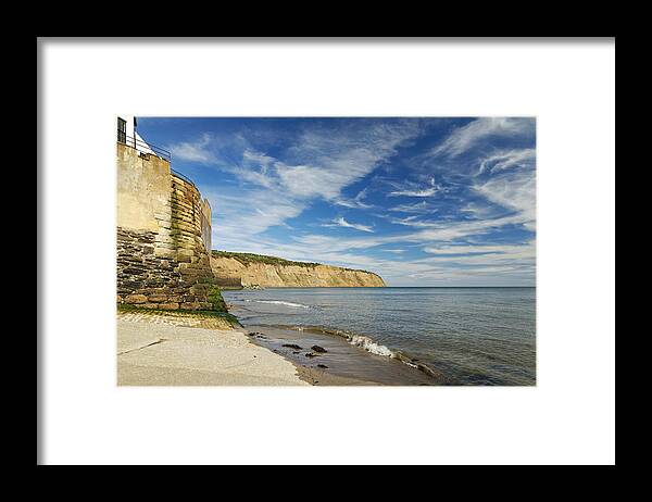 Britain Framed Print featuring the photograph Robin Hood's Bay from the Slipway by Rod Johnson