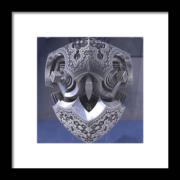 Art Framed Print featuring the photograph Robot Heart by Jacob Bettany