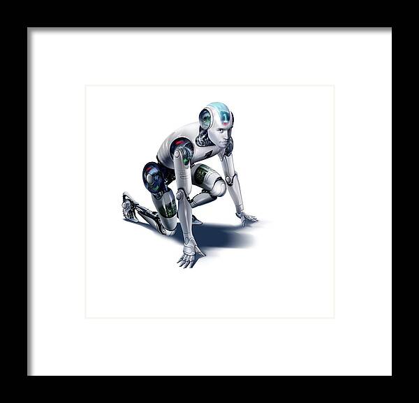 Technology Framed Print featuring the photograph Robot by Smetek