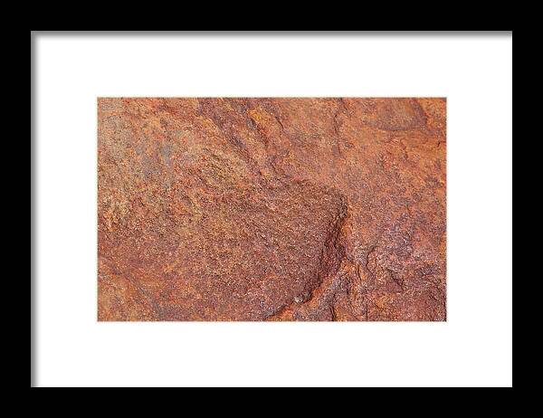 Abstract Framed Print featuring the photograph Rock Abstract #3 by Stuart Litoff
